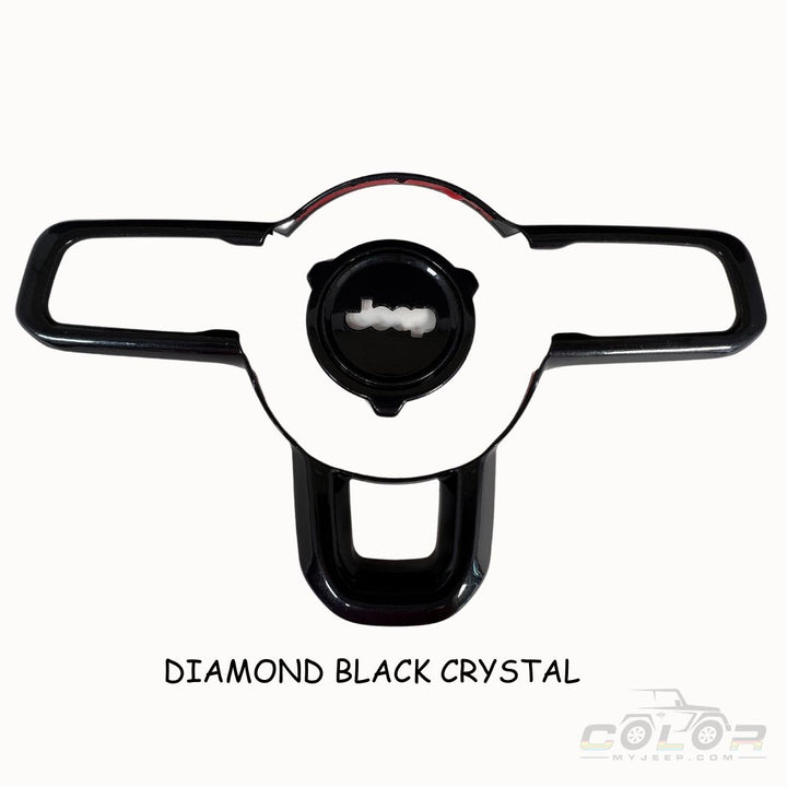 Steering Wheel and Center Hub Trim 2 PCS set, JL/JLU GLADIATOR