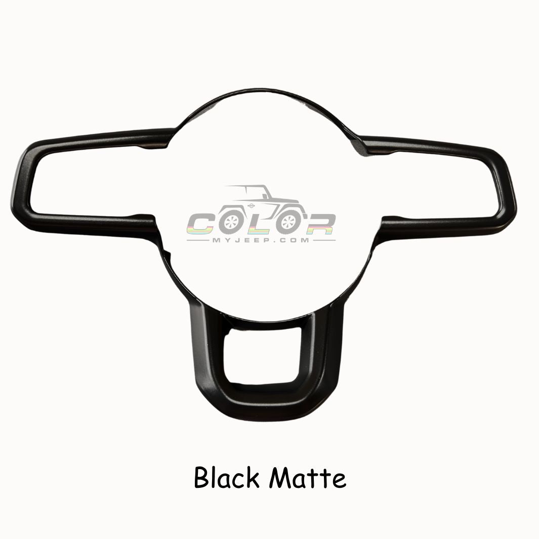 Steering Wheel and Center Hub Trim 2 PCS set, JL/JLU GLADIATOR