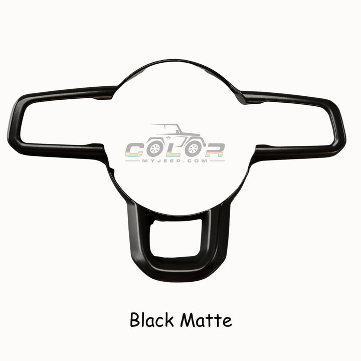 Steering Wheel and Center Hub Trim 2 PCS set, JL/JLU GLADIATOR