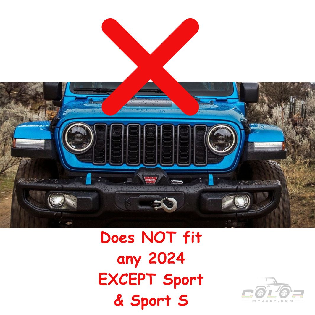Headlight Bezel Surround Accent Cover Trim Set JL, JLU, Jeep Wrangler, JT, Gladiator. 2018-2023 See Full Description to Confirm Fit!
