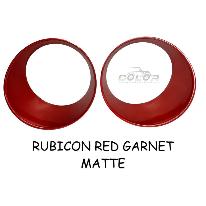Headlight Bezel Surround Accent Cover Trim Set JL, JLU, Jeep Wrangler, JT, Gladiator. 2018-2023 See Full Description to Confirm Fit!