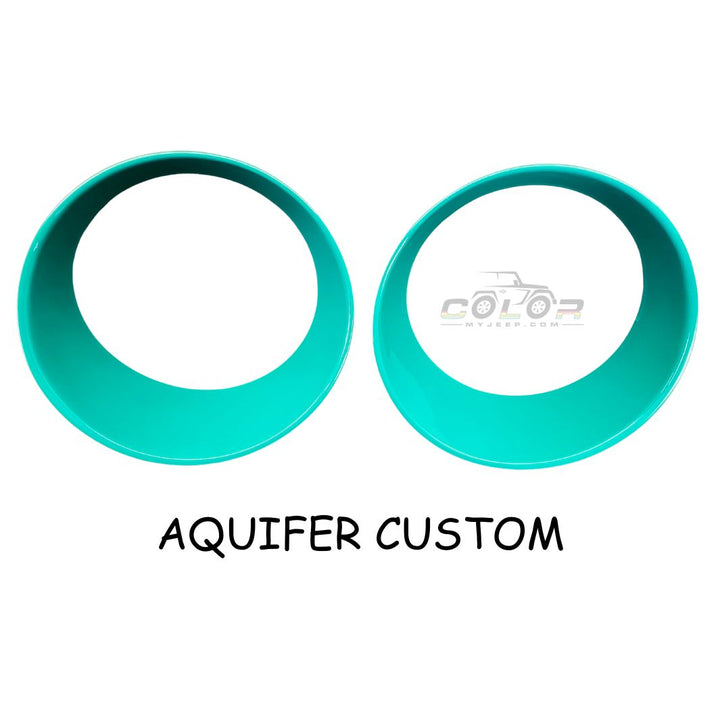 Headlight Bezel Surround Accent Cover Trim Set JL, JLU, Jeep Wrangler, JT, Gladiator. 2018-2023 See Full Description to Confirm Fit!
