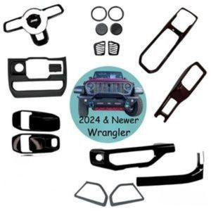 Premium INTERIOR Accent Trim Cover Package Jeep WRANGLER JL 2024 and Newer CHAMELEON 2DR-Color My Ride, LLC 