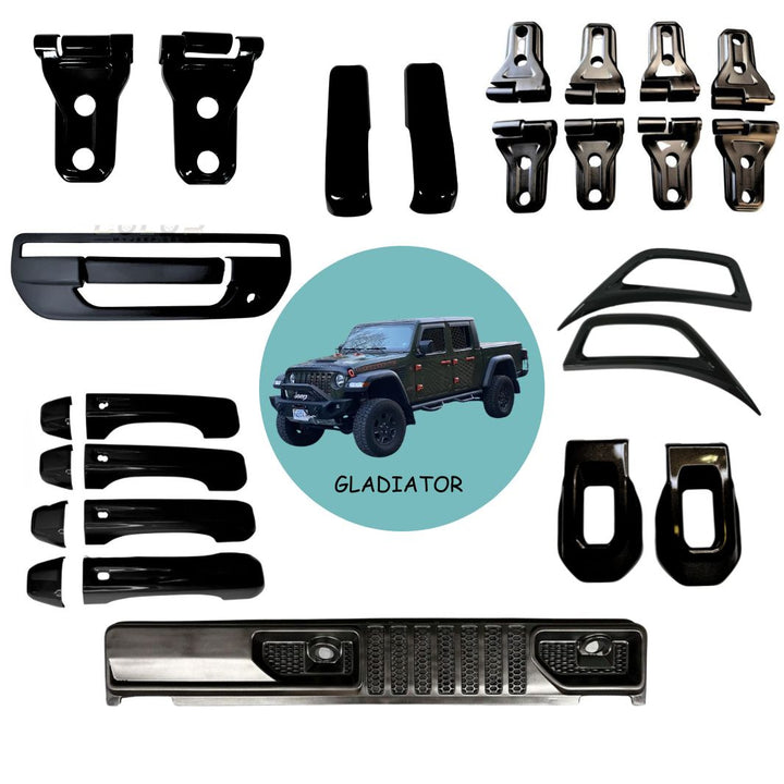 Premium EXTERIOR Accent Trim Cover Package Jeep JT Gladiator