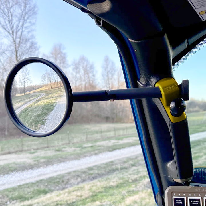 **2024** Gladiator / JT A-Pillar Side Jeep Mirrors with Base Mount Driver AND Passenger