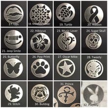 CMJ Interior Trim JK,JKU, JL, JLU, Sahara, Rubicon, Jeep Wrangler, JT Gladiator Interior Air Vent Custom Emblem Design Accent Trim