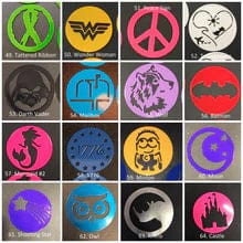 CMJ Interior Trim JK,JKU, JL, JLU, Sahara, Rubicon, Jeep Wrangler, JT Gladiator Interior Air Vent Custom Emblem Design Accent Trim