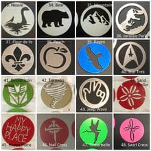 CMJ Interior Trim JK,JKU, JL, JLU, Sahara, Rubicon, Jeep Wrangler, JT Gladiator Interior Air Vent Custom Emblem Design Accent Trim