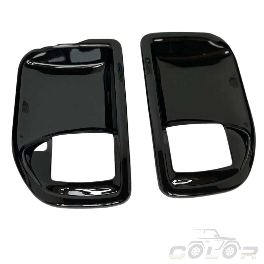 Jeep Trim Interior Trim 2 DOOR / BLACK Diamond Black Crystal PXJ JK Door Bowl Covers Interior Accent Trim 2 Door or 4 Door