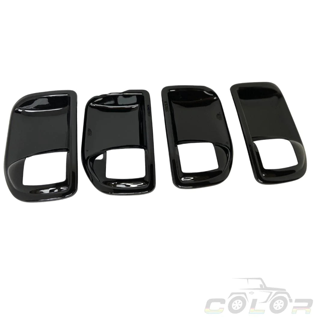 Jeep Trim Interior Trim 4 DOOR / BLACK Diamond Black Crystal PXJ JK Door Bowl Covers Interior Accent Trim 2 Door or 4 Door