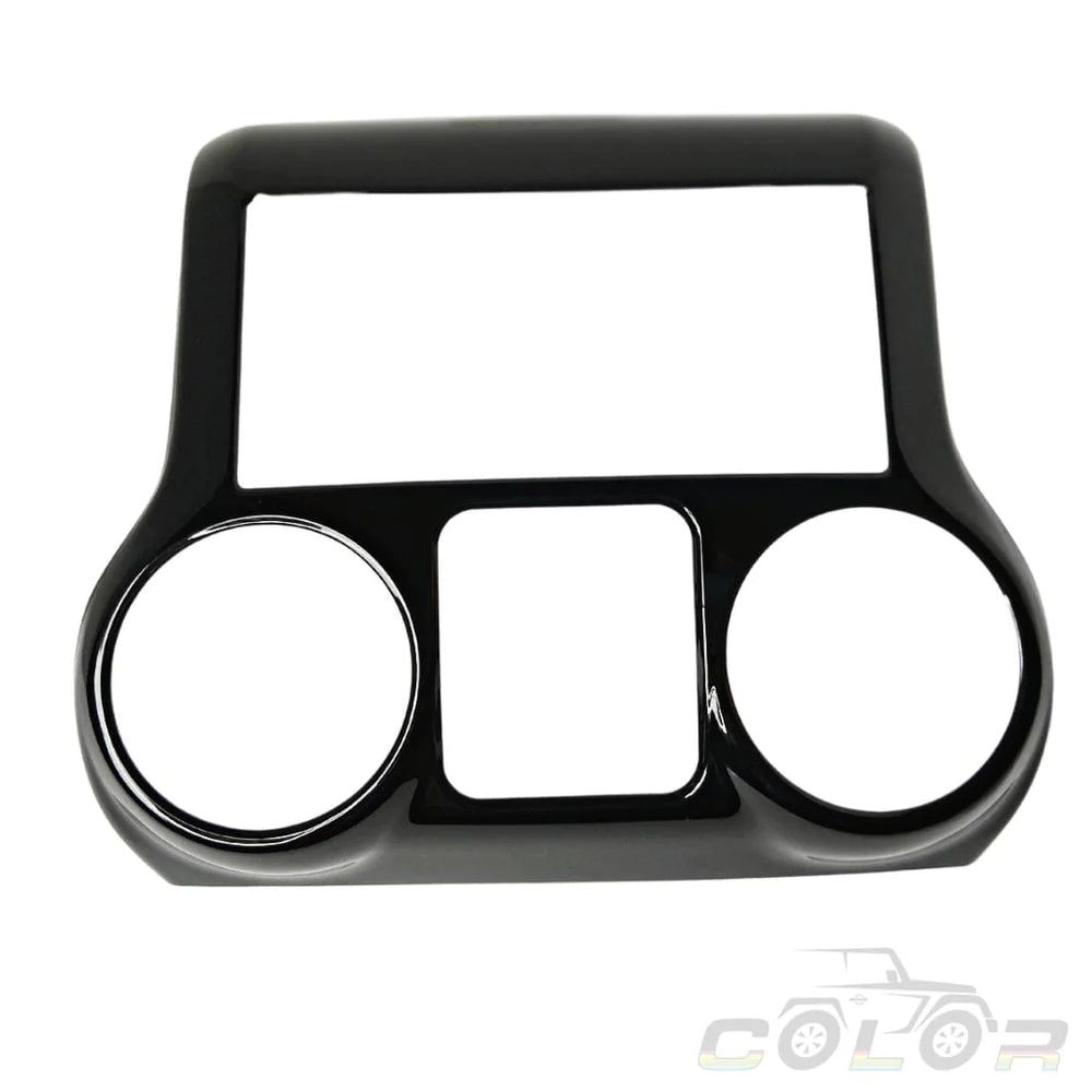 Jeep Trim Interior Trim BLACK Diamond Black Crystal PXJ Dash Center Control Cover Interior Accent Trim