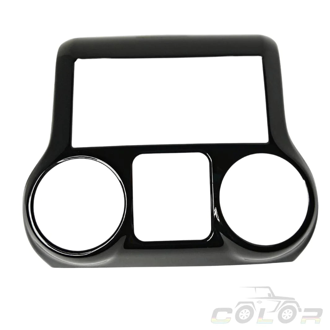 Jeep Trim Interior Trim BLACK Diamond Black Crystal PXJ Dash Center Control Cover Interior Accent Trim