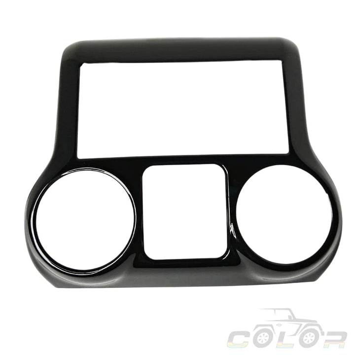 Jeep Trim Interior Trim BLACK Diamond Black Crystal PXJ Dash Center Control Cover Interior Accent Trim