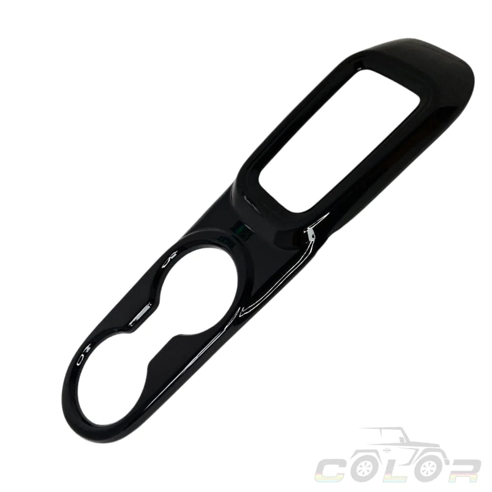 Jeep Trim Interior Trim BLACK Diamond Black Crystal PXJ JK Gear Shift Cup Holder Interior Bezel Accent Trim