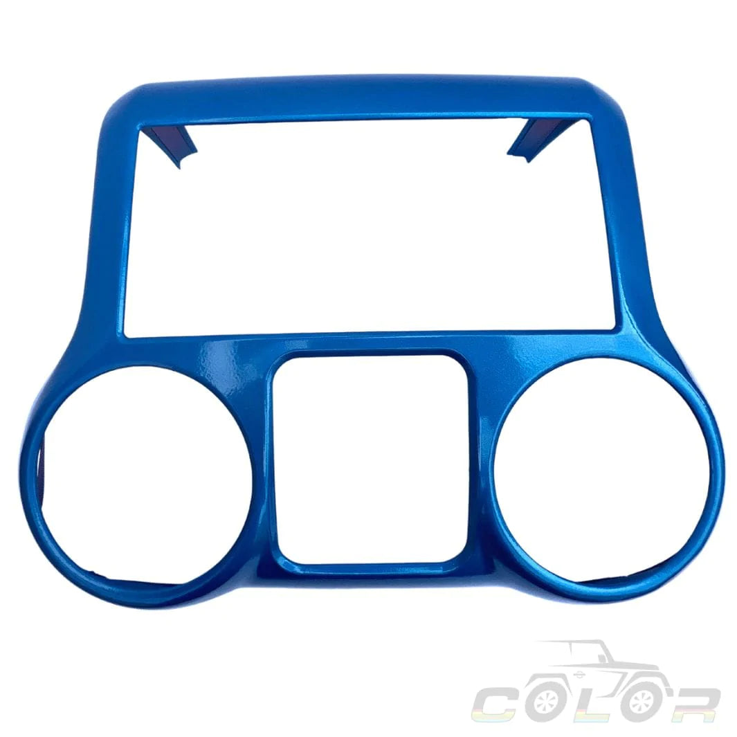 Jeep Trim Interior Trim BLUE Surf Blue Pearl PQD Dash Center Control Cover Interior Accent Trim