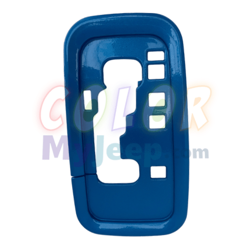Jeep Trim Interior Trim BLUE Surf Blue Pearl PQD JK, JKU, 2011-2018 Wrangler, Gear Shift Panel Interior Bezel Accent Trim