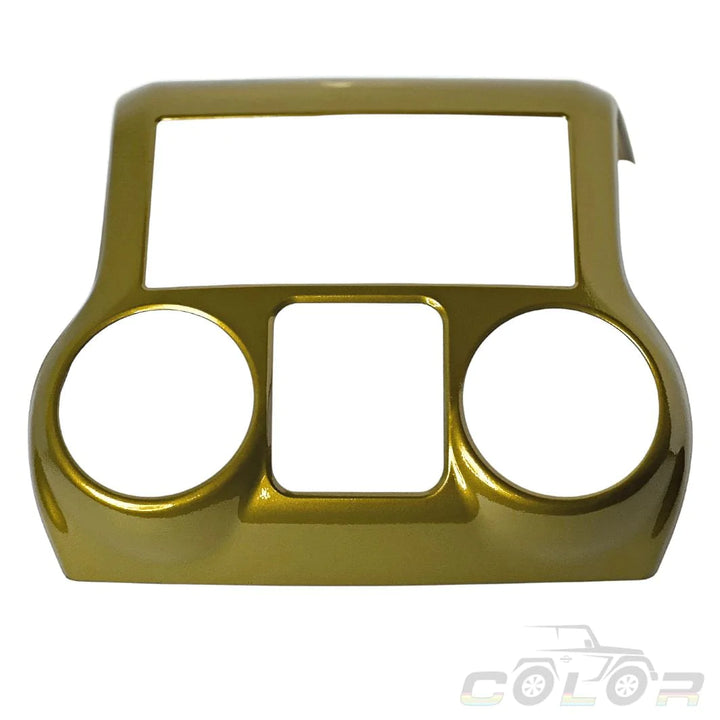 Jeep Trim Interior Trim GREEN Rescue Green Metallic PJR Dash Center Control Cover Interior Accent Trim