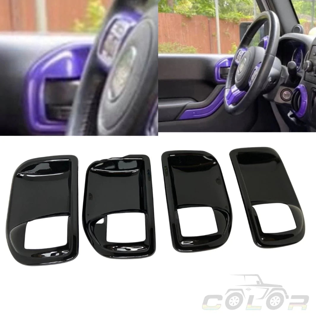 Jeep Trim Interior Trim JK Door Bowl Covers Interior Accent Trim 2 Door or 4 Door