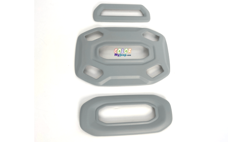 Jeep Trim Interior Trim JL, JLU, Sahara, Rubicon, Jeep Wrangler, JT Gladiator Interior Ceiling Light Accent Cover Trim 3 Piece Set