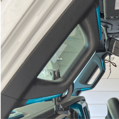 Jeep Trim Interior Trim JL, JLU, Sahara, Rubicon, Jeep Wrangler, JT Gladiator Interior Pillar Handle Covers Accent Trim, 2 Door or 4 Door