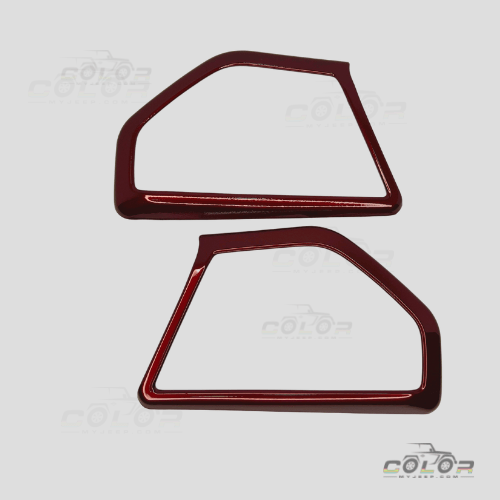 Jeep Trim Interior Trim JL, JLU, Sahara, Rubicon, Jeep Wrangler, JT Gladiator Interior Pillar Speaker Bezel Accent Trim 2 PCS Set