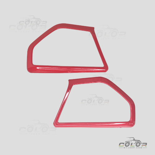 Jeep Trim Interior Trim PINK Coral Mist JL, JLU, Sahara, Rubicon, Jeep Wrangler, JT Gladiator Interior Pillar Speaker Bezel Accent Trim 2 PCS Set